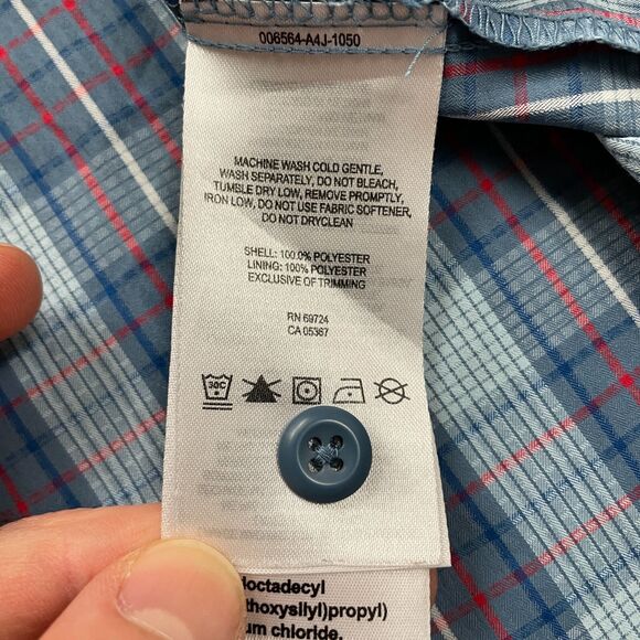 Columbia Silver Ridge Shirt Men Medium Multicolor Plaid Button Down Short Sleeve - Picture 8 of 12